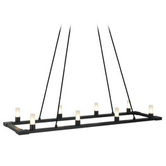 Matteo Lighting Cascadian Matte Black Island Light