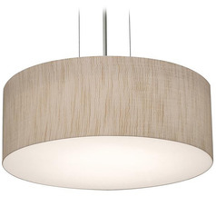 Afx Lighting Anton Black Pendant Light with Drum Shade
