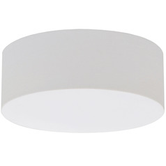 Afx Lighting Anton Linen White LED Flushmount Light