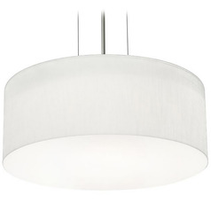 Afx Lighting Anton Black Pendant Light with Drum Shade
