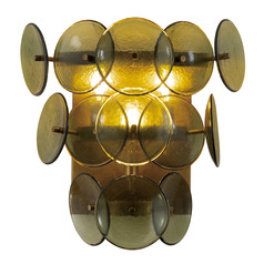 Maxim Lighting Loren Weathered Brass Sconce
