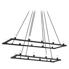Matteo Lighting Cascadian Matte Black Island Light