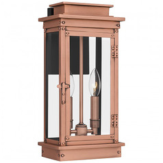 Quoizel Lighting Noelle Aged Copper Outdoor Wall Light