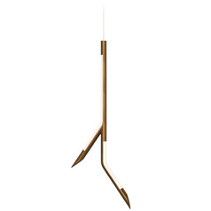ET2 Scion Weathered Brass LED Mini-Pendant Light