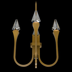 Schonbek Beyond Plumeria Aged Brass LED Pendant Light