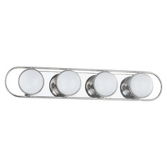 Mitzi Paige Polished Nickel 4-Light Vanity Bar