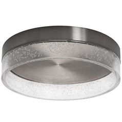 Afx Lighting Maggie Satin Nickel LED Flushmount Light