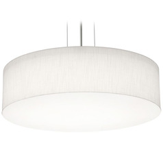 Afx Lighting Anton Black Pendant Light with Drum Shade