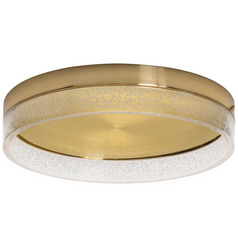 Afx Lighting Maggie Satin Brass LED Flushmount Light