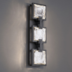 Schonbek Beyond Pop Star Black LED Outdoor Wall Light