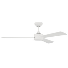 Craftmade Lighting Provision Matte White Ceiling Fan Without Light