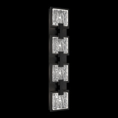 Schonbek Beyond Pop Star Black LED Outdoor Wall Light