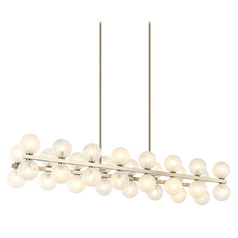 Matteo Lighting Nimbus Champagne Gold LED Island Light