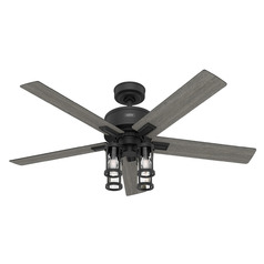 Casablanca Fan Co Astwood Ii Matte Black LED Ceiling Fan with Light