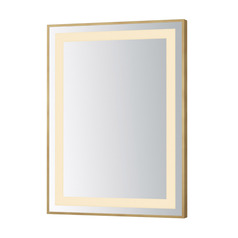 Framed Rectangle 24-Inch Illuminated Mirror