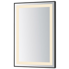 Framed Rectangle 24-Inch Illuminated Mirror