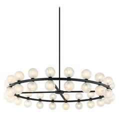 Matteo Lighting Nimbus Matte Black LED Chandelier