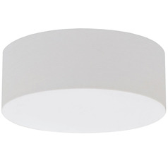 Afx Lighting Anton Linen White LED Flushmount Light