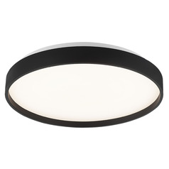 Matteo Lighting Alexandre Black LED Flushmount Light