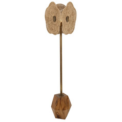 Kalco Lighting Poppy Pearlized Antique Brass Floor Lamp