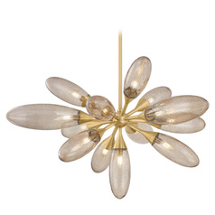 Corbett Lighting Cordoba Vintage Brass LED Chandelier