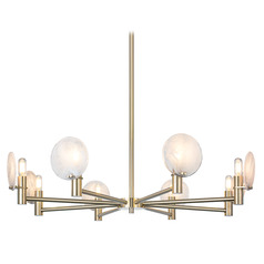 Matteo Lighting Cloudburst Champagne Gold LED Chandelier