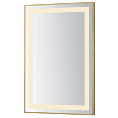 Framed Rectangle 24-Inch Illuminated Mirror