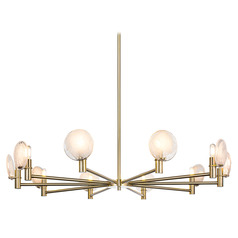 Matteo Lighting Cloudburst Champagne Gold LED Chandelier