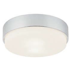 Matteo Lighting Quintz Chrome LED Flushmount Light