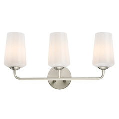 Progress Lighting Celino Brushed Nickel Bathroom Light