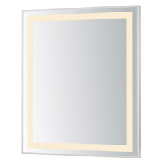 Framed Rectangle 30-Inch Illuminated Mirror