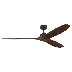 Visual Comfort Fan Collection Sean Lavin Collins Smart 70 Midnight Black Ceiling Fan Without Light