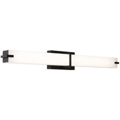 Afx Lighting Miller Black LED Vertical Bathroom Light