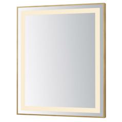 Framed Rectangle 30-Inch Illuminated Mirror