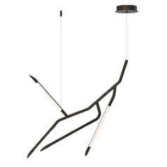 ET2 Scion Black LED Swag Light