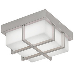 Afx Lighting August Painted Nickel LED Close To Ceiling Light