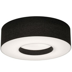 Afx Lighting Montclair Black Flushmount Light