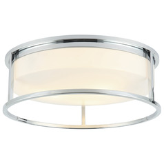 Matteo Lighting Framerton Chrome LED Flushmount Light