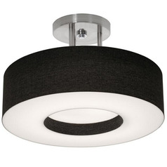 Afx Lighting Montclair Satin Nickel Semi-Flushmount Light