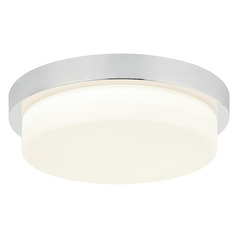 Matteo Lighting Durham Chrome LED Flushmount Light