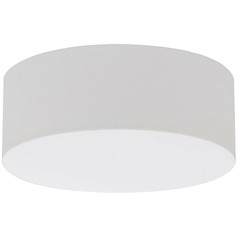 Afx Lighting Anton Linen White LED Flushmount Light