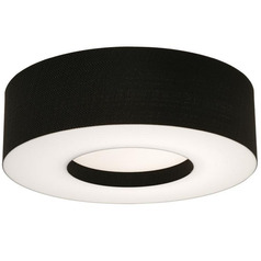 Afx Lighting Montclair Black Flushmount Light