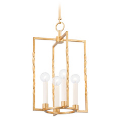 Mitzi Janelle Small Vintage Gold Leaf Sconce