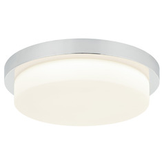 Matteo Lighting Durham Chrome LED Flushmount Light
