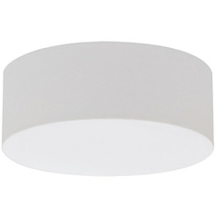 Afx Lighting Anton Linen White LED Flushmount Light