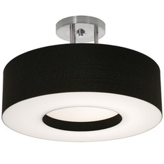 Afx Lighting Montclair Satin Nickel Semi-Flushmount Light