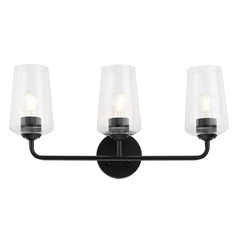Progress Lighting Celino Black Bathroom Light