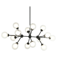 Matteo Lighting Solaris Matte Black LED Island Light