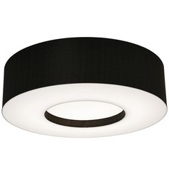 Afx Lighting Montclair Black Flushmount Light