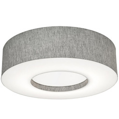 Afx Lighting Montclair Grey Flushmount Light